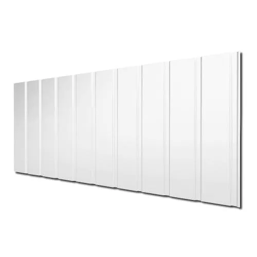 Preview: Weiß wie Schnee - unser Wandblech T-7W/1175 in RAL9010 Reinweiß